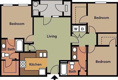 Standard Three Bedroom
