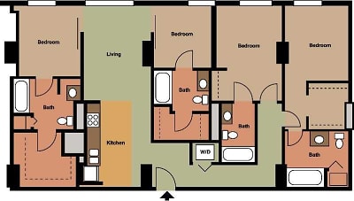 Master Four Bedroom w/DSQ